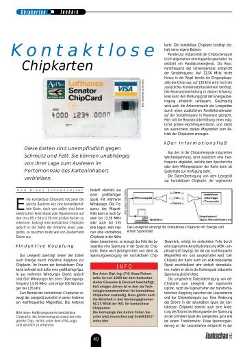 kontaktlose Chipkarten - RFID-Handbook