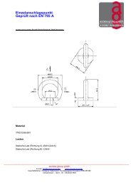 Einzelanschlagspunkt Geprüft nach EN 795 A - access group gmbh