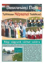 Dunavarsányi Napló 2011 május