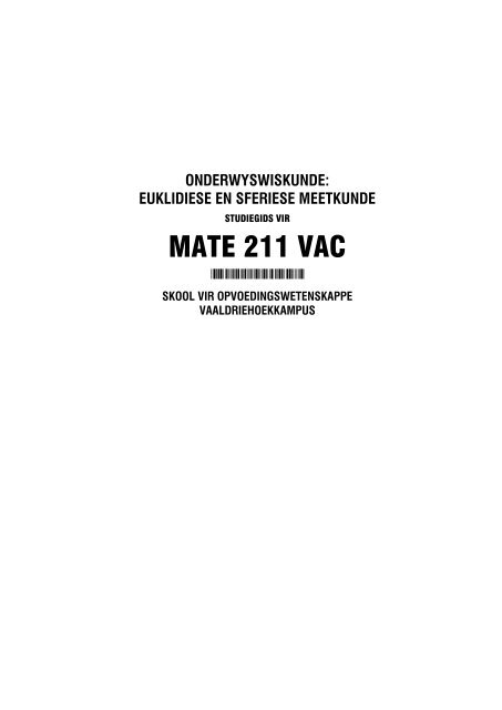 MATE 211 VAC - Index of