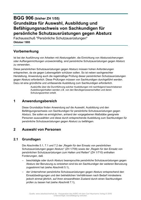 Grundsätze für Auswahl, Ausbildung und ... - access group gmbh