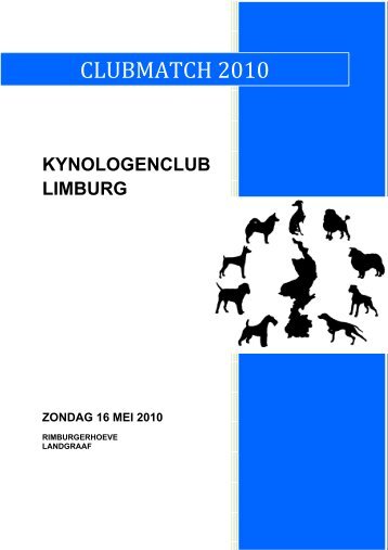 kynologenclub limburg - clubmatch 2010