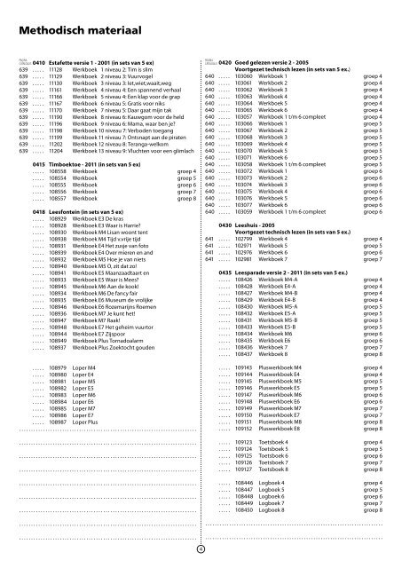 Jaarbestellijst - Alberts Onderwijs