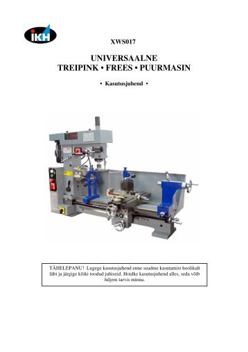 UNIVERSAALNE TREIPINK • FREES • PUURMASIN