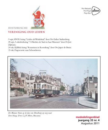 Mededelingenblad augustus 2011 - Historische vereniging Oud ...