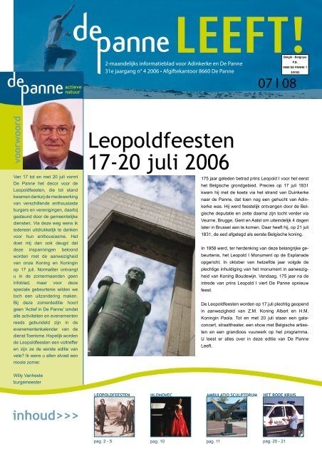 augustus 2006 - De Panne