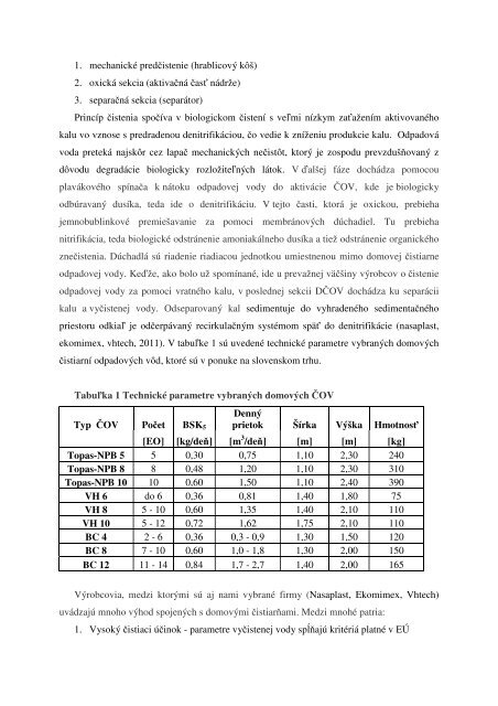 výhody a nevýhody domových čistiarní odpadových vôd
