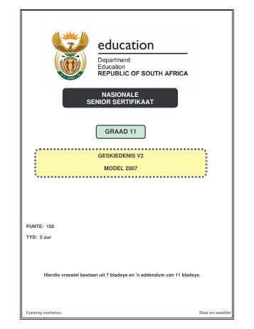 FINAAL - Geskiedenis V2 - Model 2007 - Eccurriculum.co.za