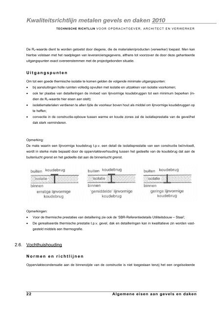 Kwaliteitsrichtlijn metalen gevels en daken 2010 - Robertson ...