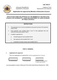 Amended application for MEC approval 25 08 03. - Gauteng ...