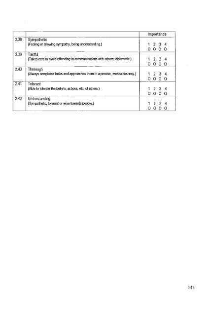 an investigative analysis of the psychological characteristics and job ...