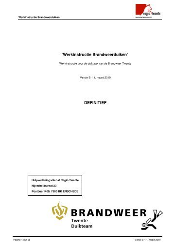 Werkinstructie brandweerduikploeg Twente.pdf - BrandweerKennisNet