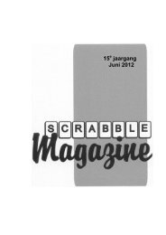 15 jaargang Juni 2012 - Scrabble Bond Nederland