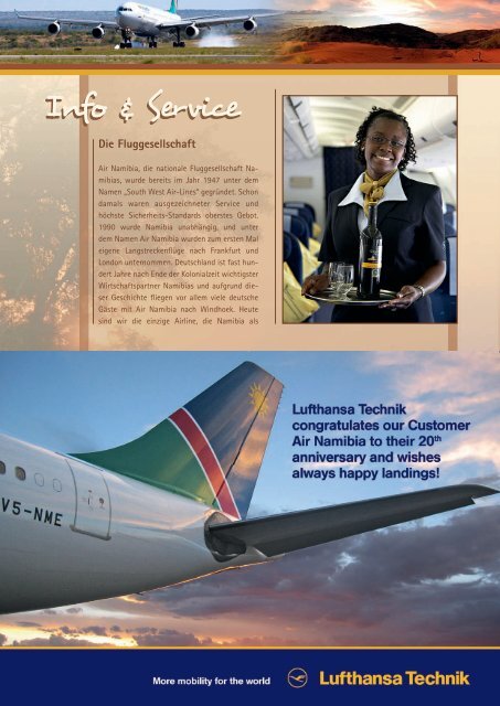 EIN PRODUKT DER FREHNER CONSULTING - Air Namibia