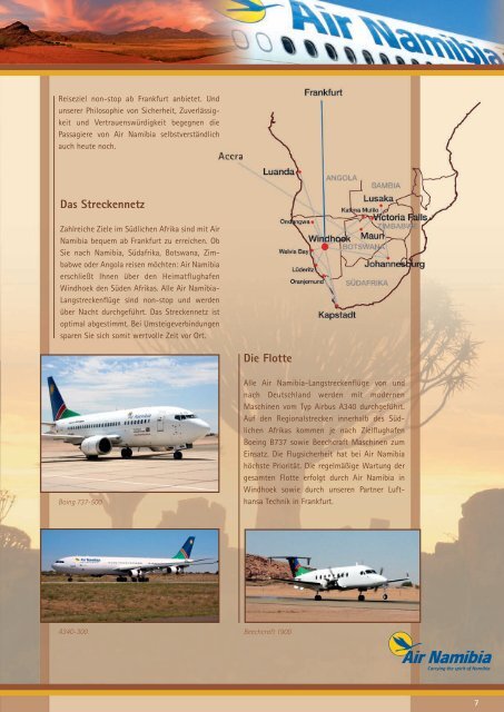 EIN PRODUKT DER FREHNER CONSULTING - Air Namibia