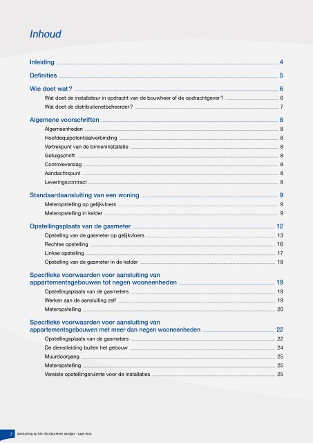 Aansluiting op het distributienet aardgas - Eandis