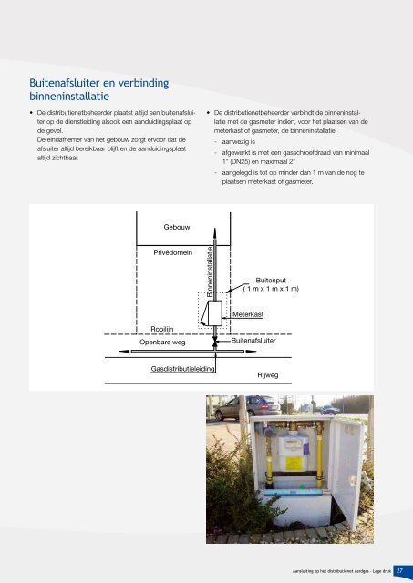 Aansluiting voorwaarden