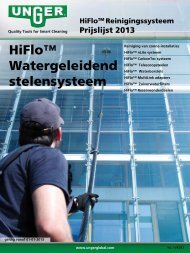 HiFlo™ Watergeleidend stelensysteem - Unger