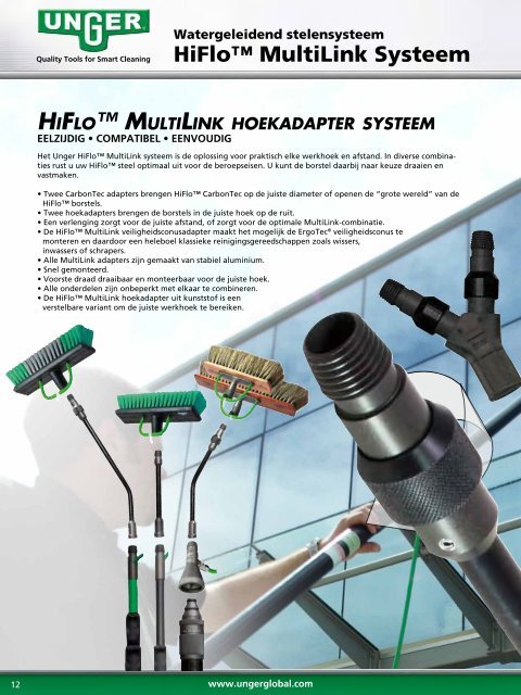 HiFlo™ Watergeleidend stelensysteem - Unger