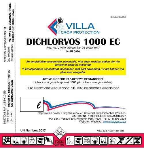 Dichlorvos 1000 EC A_UCP