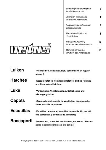 Luiken Hatches Luke Capots - Vetus