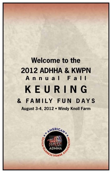 K E U R I N G - Tuigpaarden.net