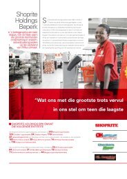 Inhoudsopgawe - Shoprite Holdings Ltd