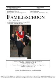 FAMILIESCHOON - Heemkring Hoegaarden