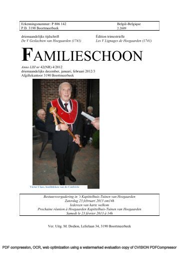 FAMILIESCHOON - Heemkring Hoegaarden