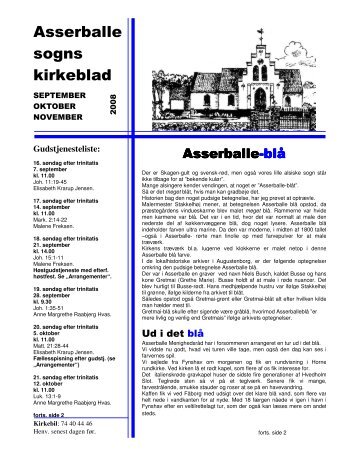 Asserballe sogns kirkeblad - Asserballe Kirke