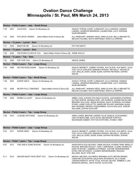 2013 Minneapolis St Paul Schedule Ovationdance 2013-minneapolis-st-paul-schedule-ovationdance