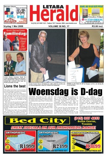 Woensdag is D-dag - Letaba Herald