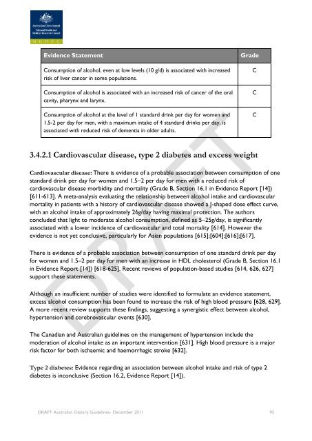 DRAFT Australian Dietary Guidelines - Eat For Health