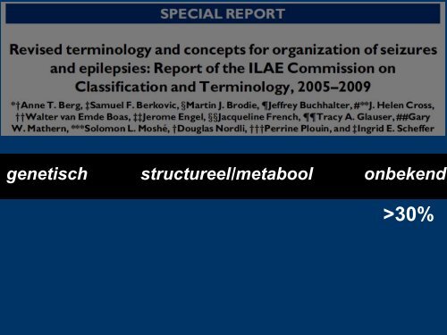 EpilepsiePlus, oorzaak structureel of niet - Epilepsie Vereniging ...