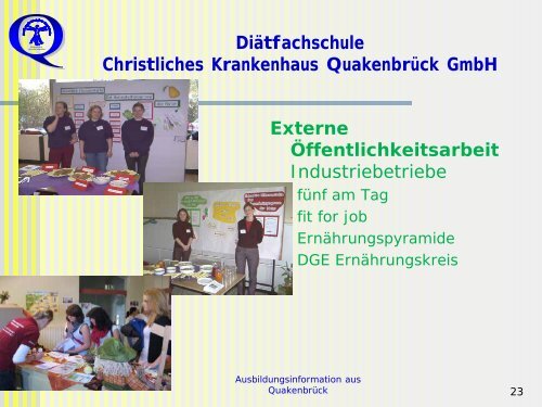 Diätfachschule Christliches Krankenhaus Quakenbrück GmbH
