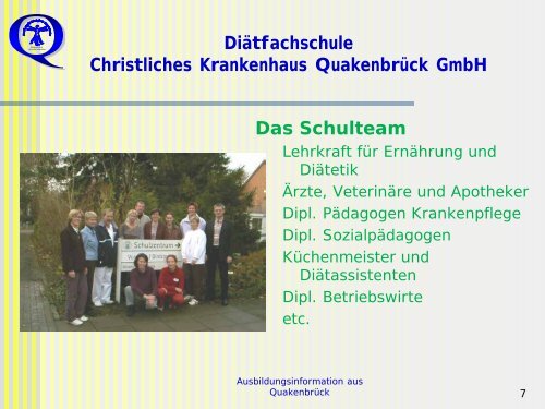 Diätfachschule Christliches Krankenhaus Quakenbrück GmbH