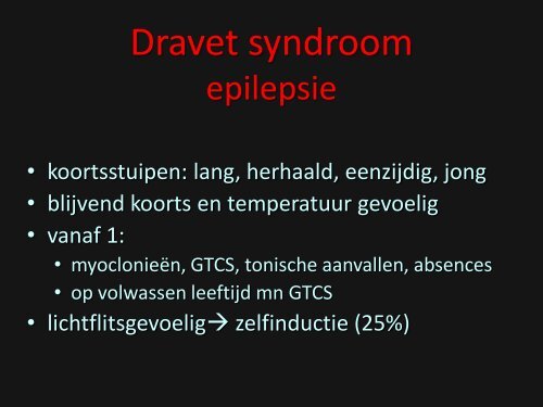 epilepsie syndromen diagnostiek en behandeling