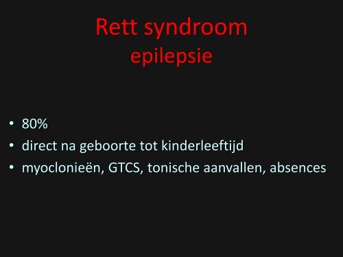 epilepsie syndromen diagnostiek en behandeling