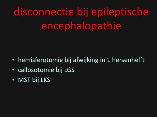 epilepsie syndromen diagnostiek en behandeling