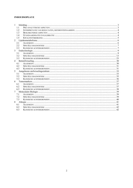 Endocrinologie Metabolisme en Diversen - NVKC