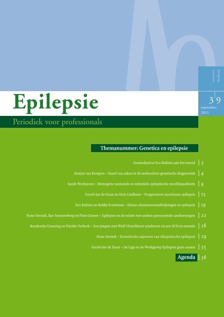 september 2011 - Nederlandse Liga tegen Epilepsie