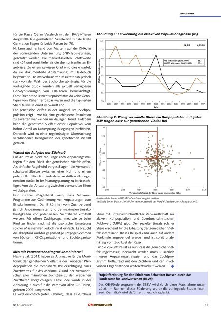 CHbraunvieh 05-2011 - Schweizer Braunviehzuchtverband