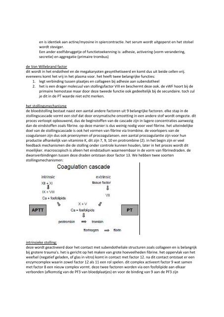 blok 7 bloed en bloedvormende organen - VETserieus