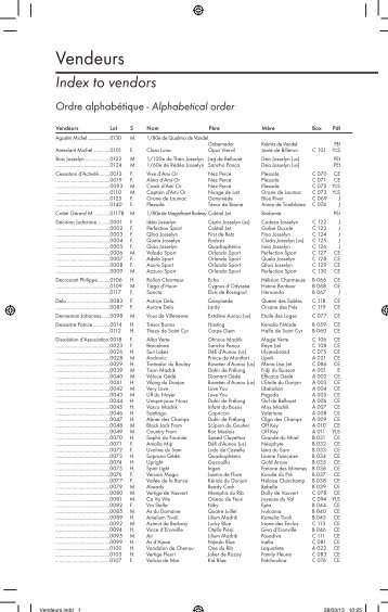 Catalogue PDF - Arqana Trot