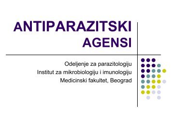 antiparazitski agensi