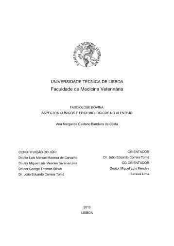 Fasciolose Bovina.pdf - UTL Repository - Universidade Técnica de ...
