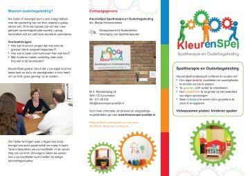 Speltherapie en Ouderbegeleiding - KleurenSpel Speltherapie en ...