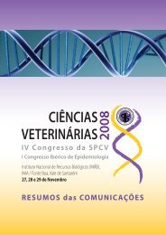 congresso ciências veterinárias 2008 livro de - Veterinaria.com.pt