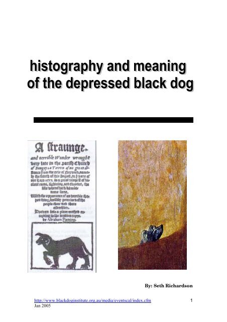 what is black dog depression