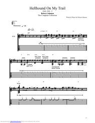 Hellhound On My Trail - Download notes, music sheet and guitar tabs